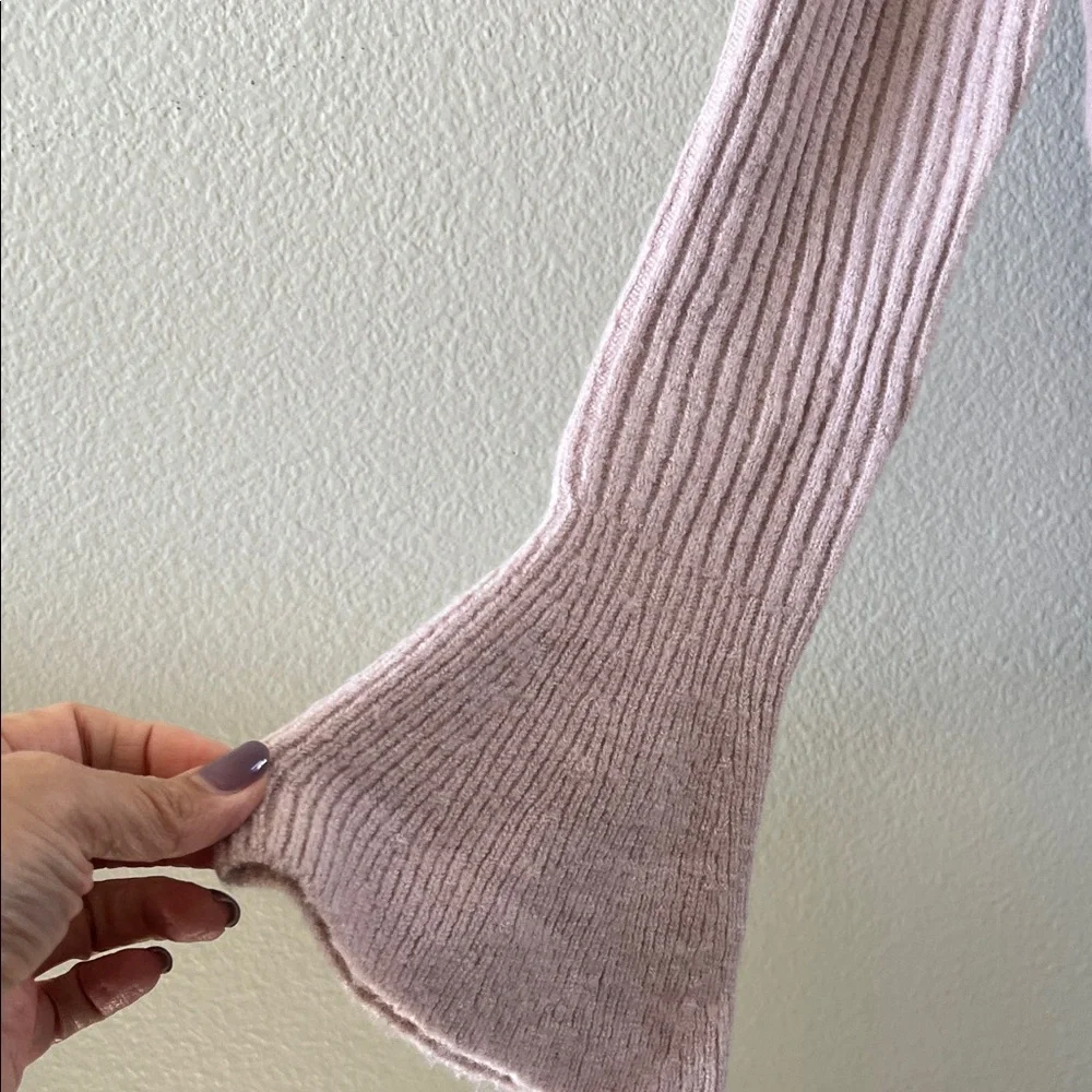 Pink Ribbed Sweater - Picture 6 of 7